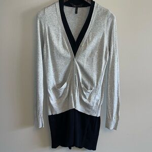 BCBG | Silk cotton layered cardigan - sz XS/S